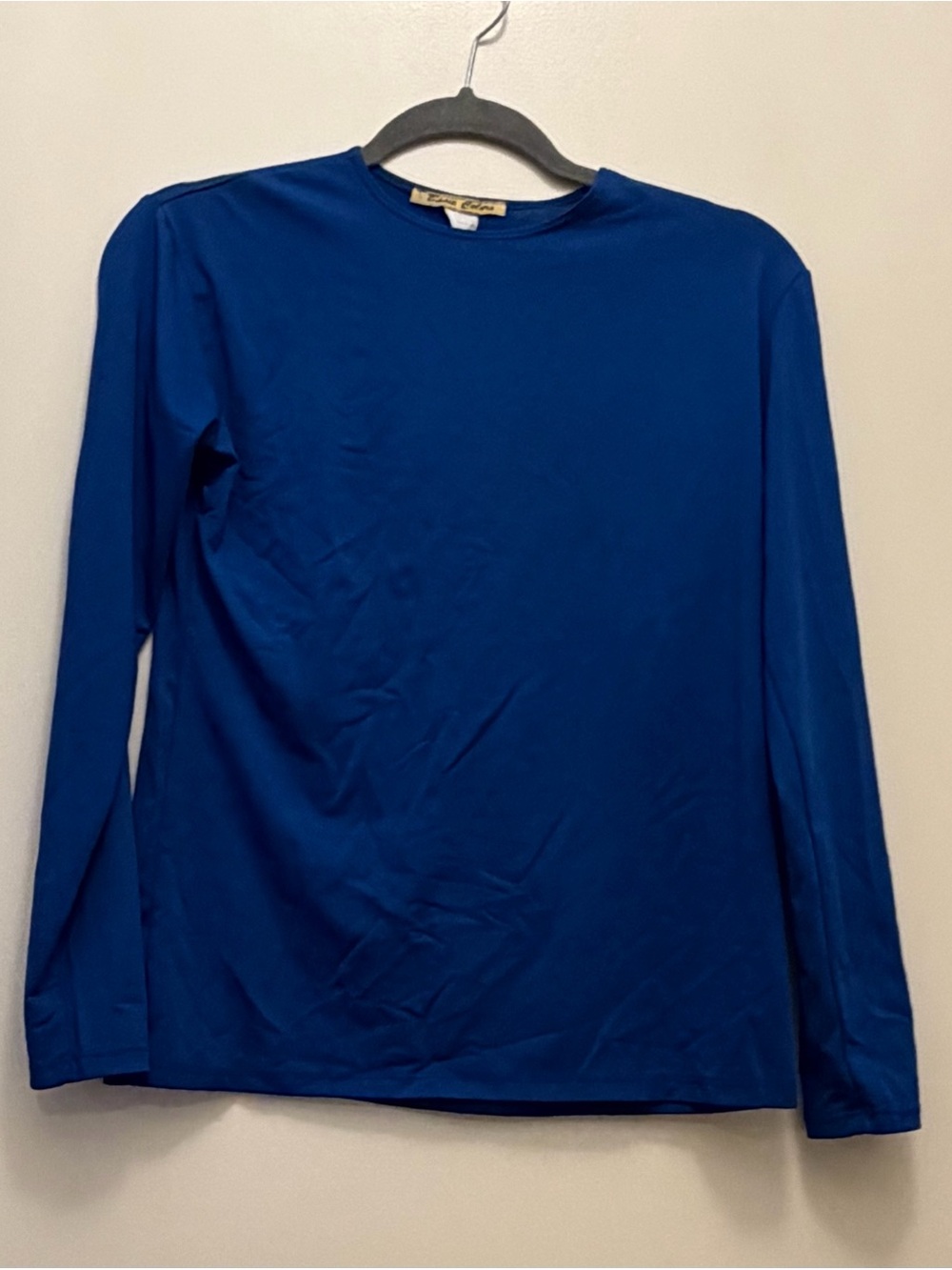 Long Sleeve Swim Teeshirt - Royal Blue Size S